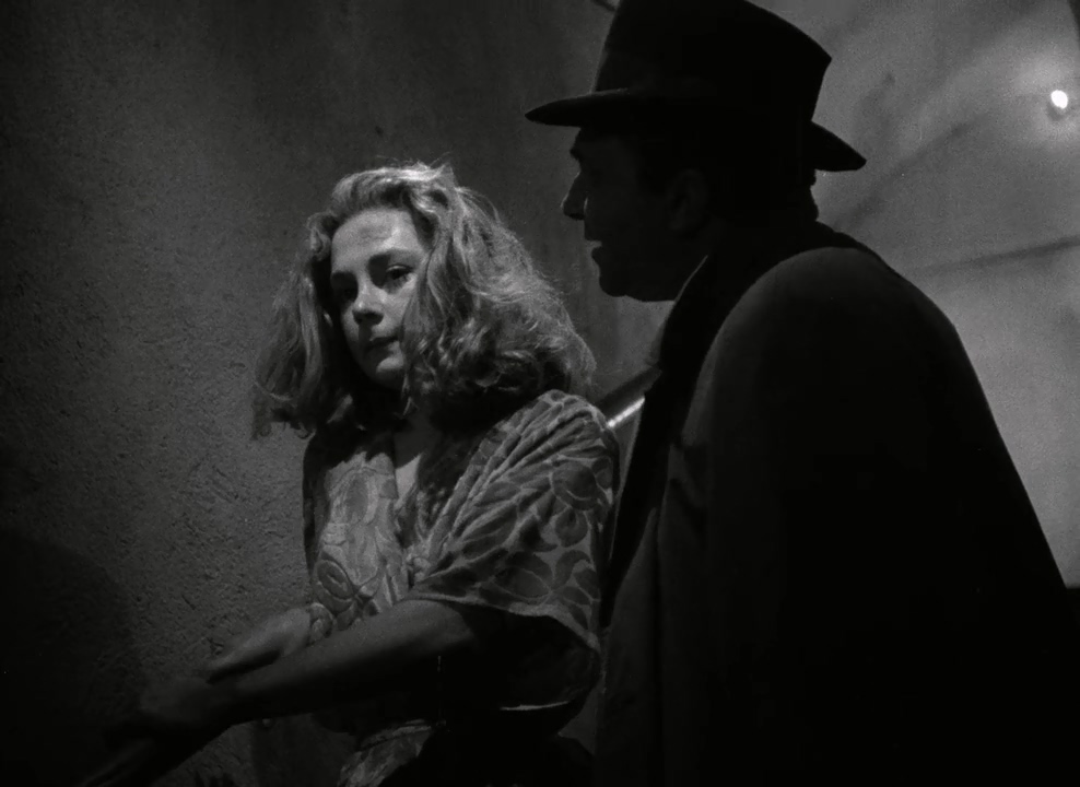 Enrico Glori and Joan Lorring in Stranger on the Prowl (1952)