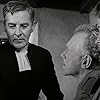 Max von Sydow, Gunnar Björnstrand, and Gunnel Lindblom in Nattvardsgästerna (1963)