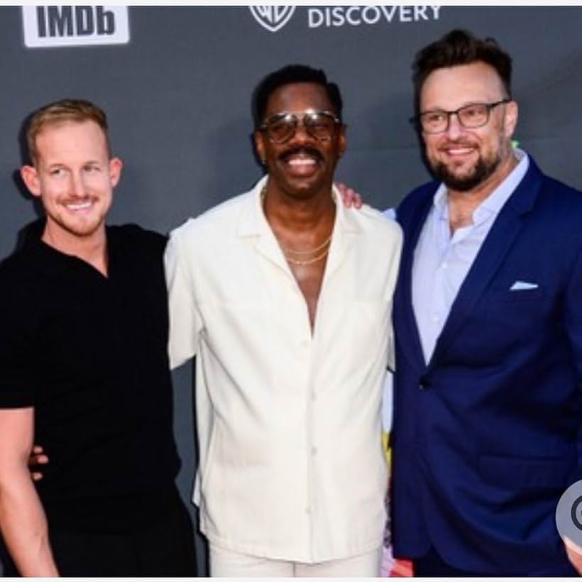 Chris Sheffield, Colman Domingo and P.J. Palmer at Outfest 2022 for NORTH STAR