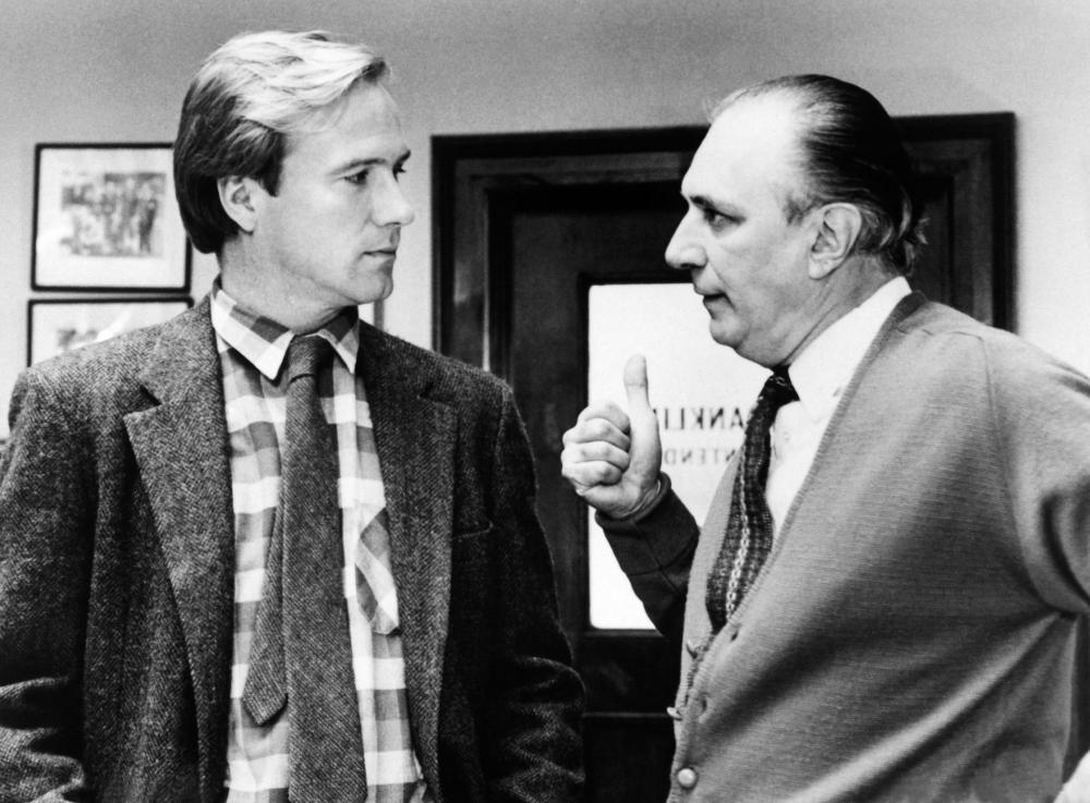 William Hurt and Philip Bosco in Children of a Lesser God (1986)