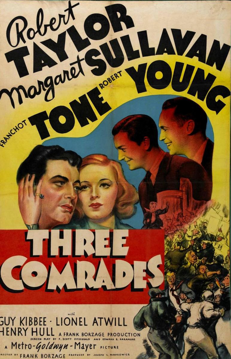 Robert Taylor, Robert Young, Margaret Sullavan, and Franchot Tone in Three Comrades (1938)