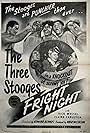 Moe Howard, Larry Fine, and Shemp Howard in Fright Night (1947)