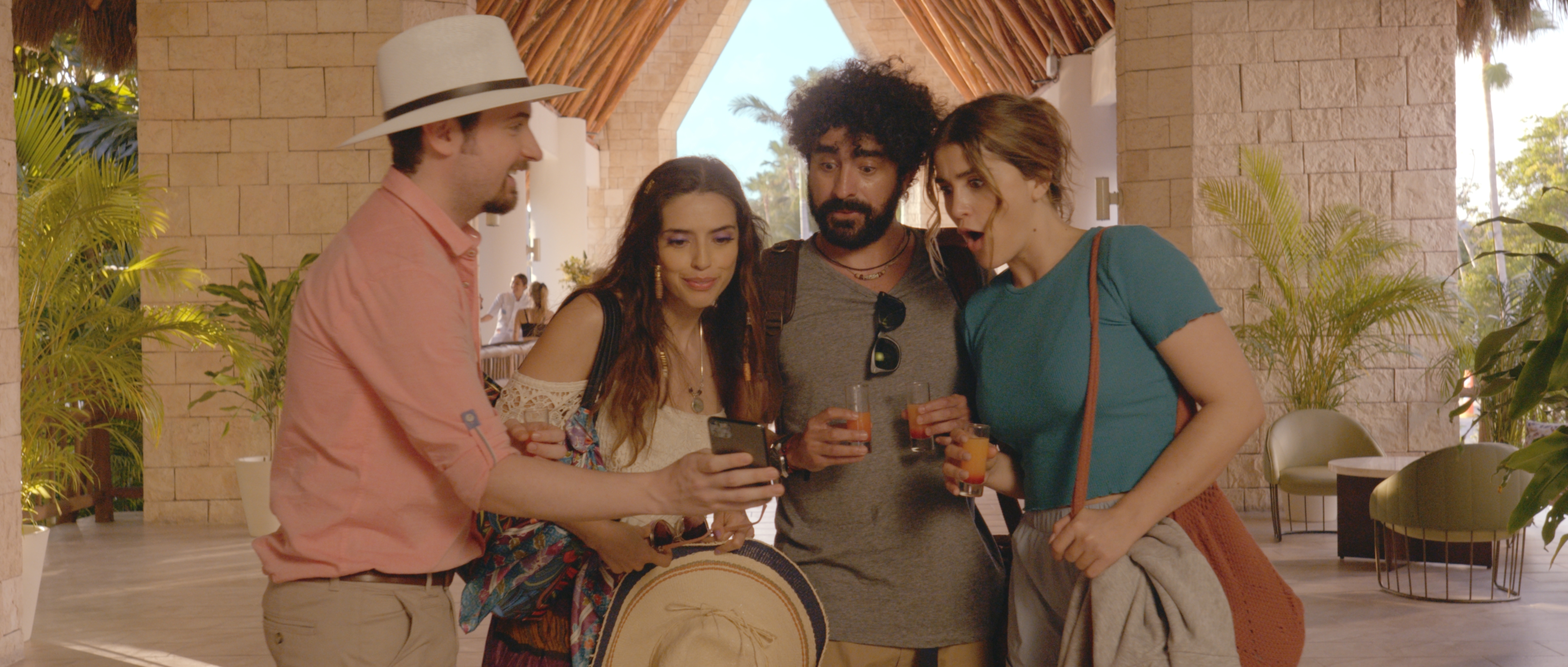 Jesús Zavala, Oswaldo Zárate, Cassandra Sanchez Navarro, and Ana Gonzalez Bello in Anyone But Her (2024)