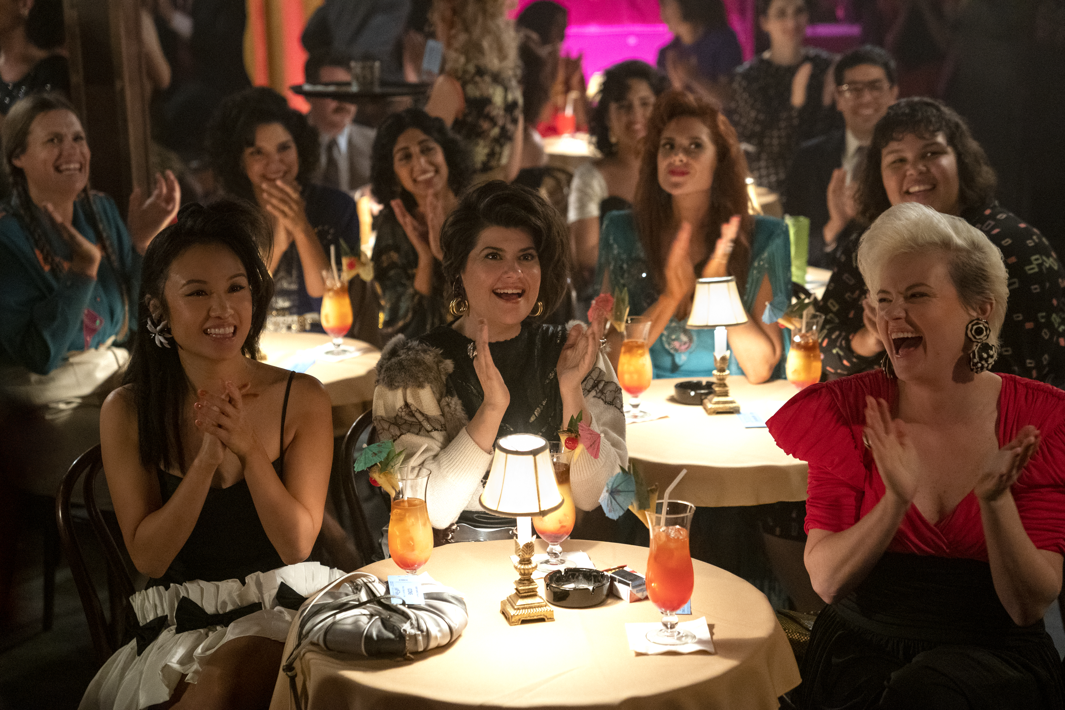 Marianna Palka, Kimmy Gatewood, Rebekka Johnson, Kate Nash, Ellen Wong, Shakira Barrera, Britney Young, and Sunita Mani in GLOW (2017)