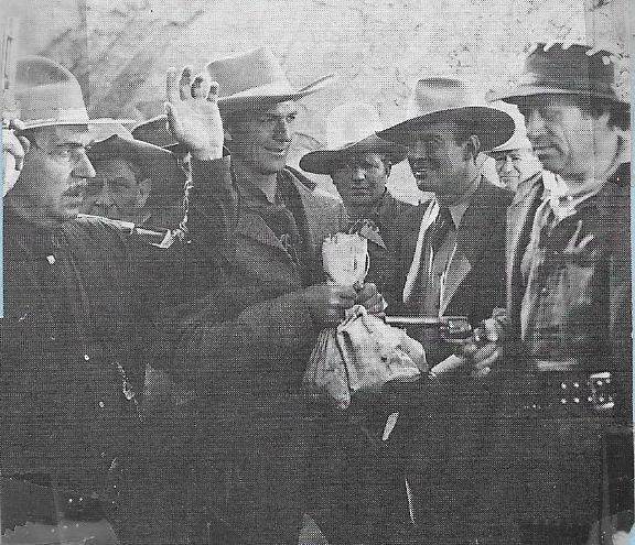 Noah Beery, Smith Ballew, Stanley Fields, Jack Hendricks, and Pat J. O'Brien in Panamint's Bad Man (1938)