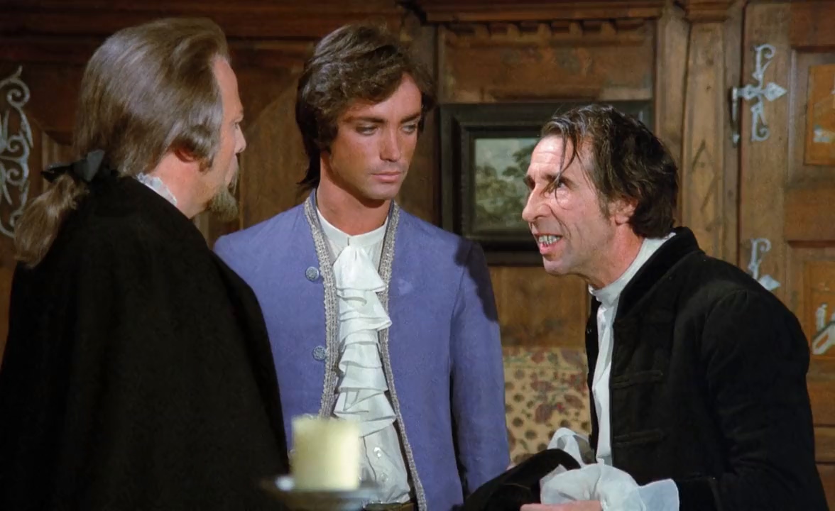 Udo Kier, Herbert Lom, and Johannes Buzalski in Mark of the Devil (1970)