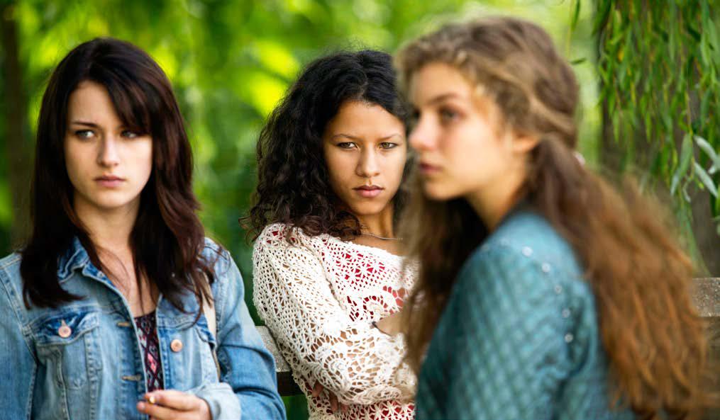 Galatéa Bellugi, Athalia Routier, and Najaa Bensaid in Being 14 (2015)