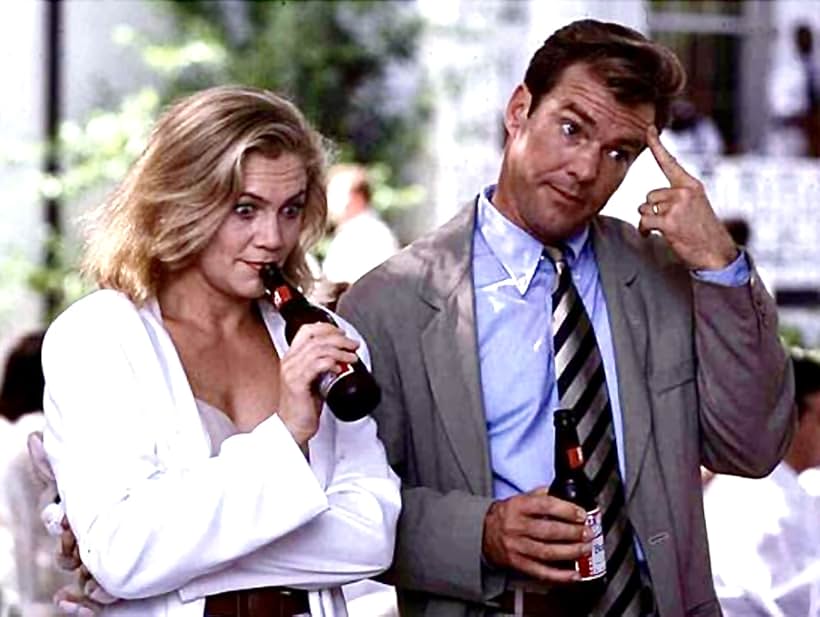 Dennis Quaid and Kathleen Turner in Undercover Blues (1993)