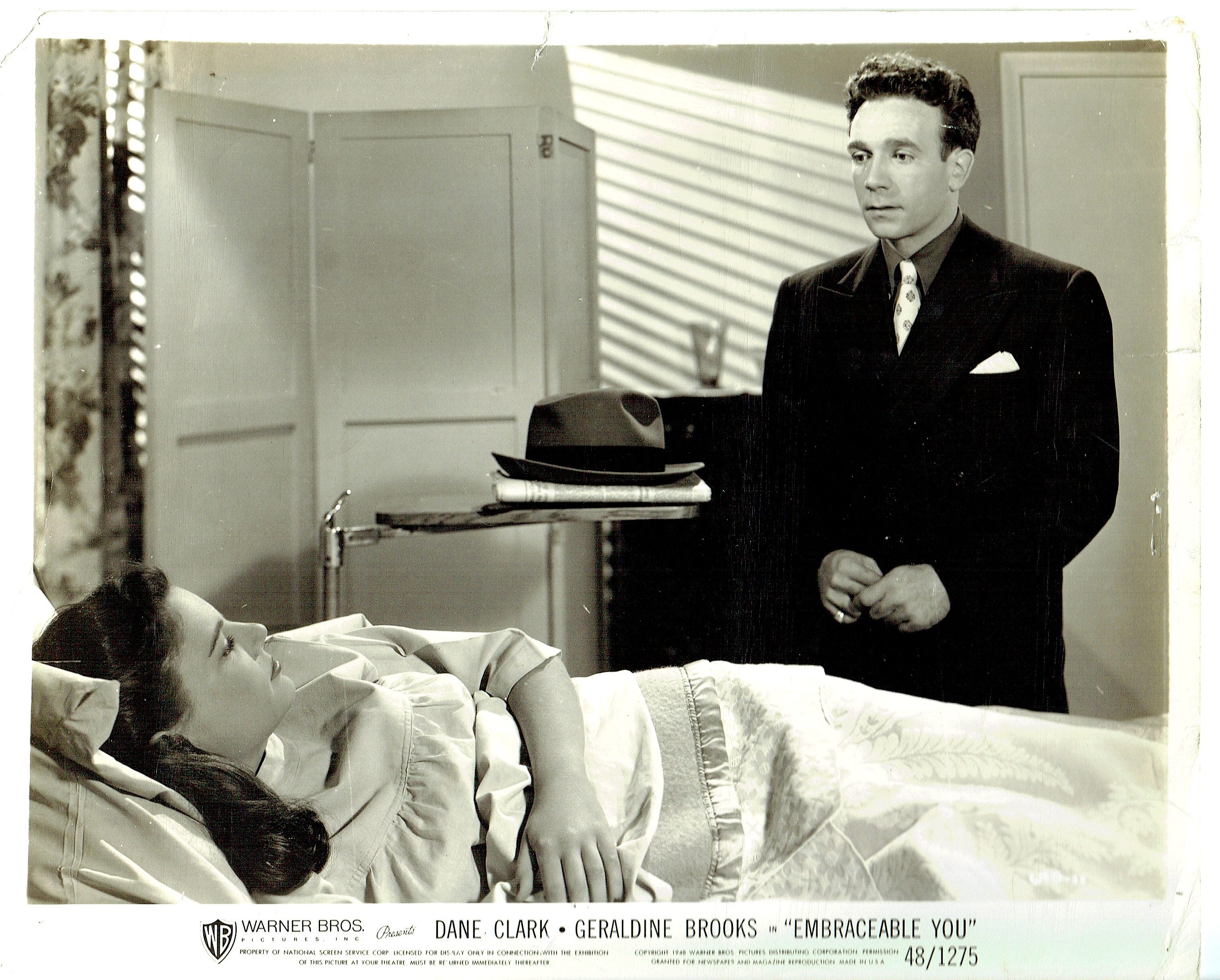 Geraldine Brooks and Dane Clark in Embraceable You (1948)