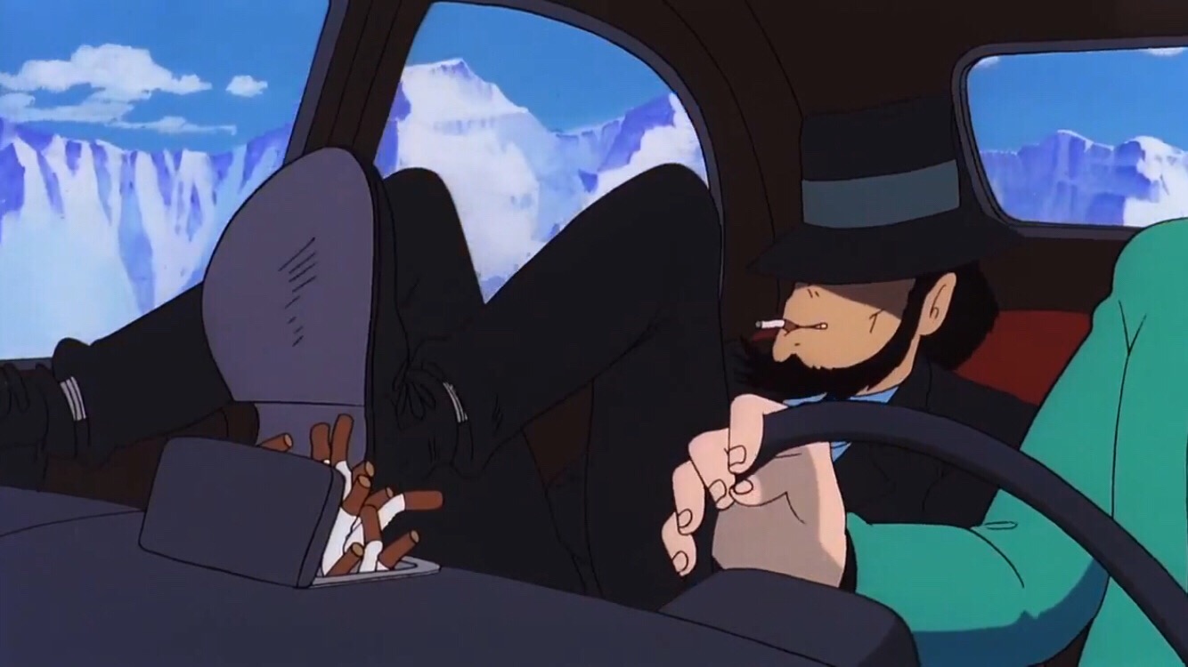 Kiyoshi Kobayashi and Yasuo Yamada in Lupin III: The Castle of Cagliostro (1979)