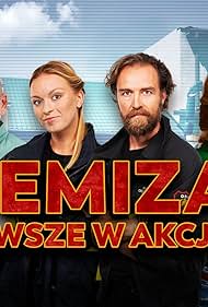 Mariusz Czajka, Sylwia Drzycimska, Ziemowit Wasielewski, and Paulina Masiak in Remiza. Zawsze w akcji! (2021)