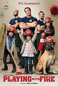 John Leguizamo, Finley Rose Slater, John Cena, Keegan-Michael Key, Brianna Hildebrand, and Christian Convery in Playing with Fire (2019)