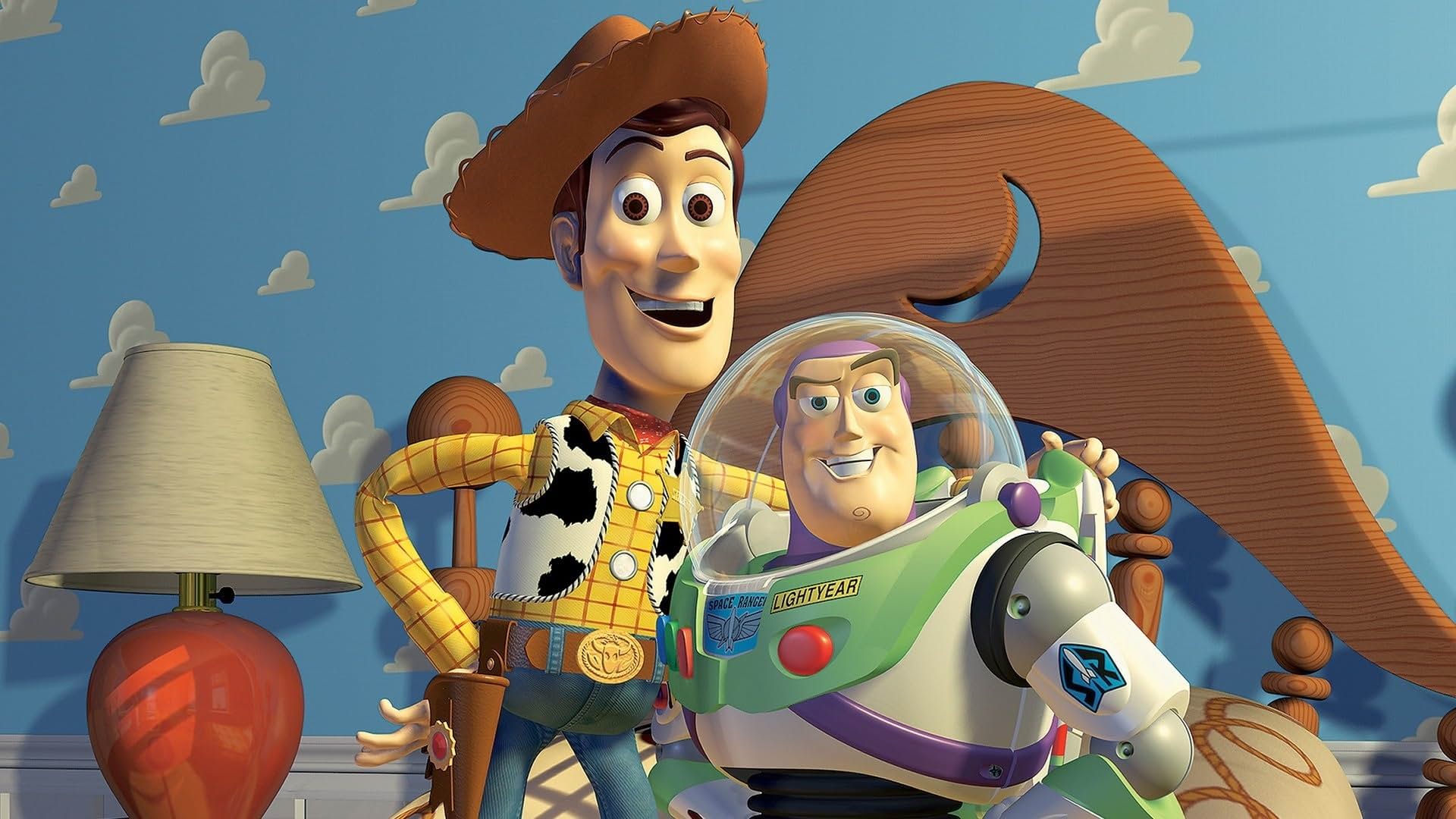 Tom Hanks and Tim Allen in Toy Story (1995)