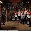 Jean-Luc Lemoine, André Bouchet, Anaïs Grangerac, Thierry Samitier, Olivier Minne, Enora Malagré, Laure Boulleau, and Capucine Anav in Fort Boyard (1990)