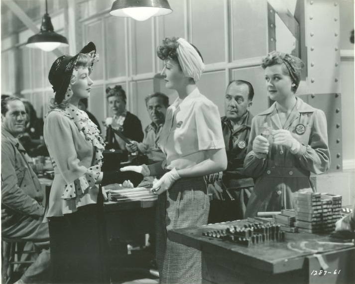 Betty Jaynes, Marta Linden, and Ann Sothern in Swing Shift Maisie (1943)