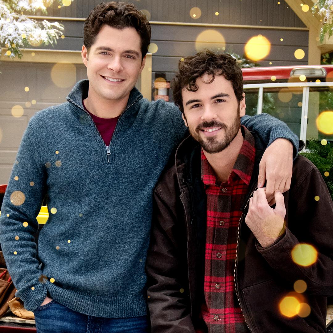 Blake Lee and Ben Lewis in The Christmas Setup (2020)