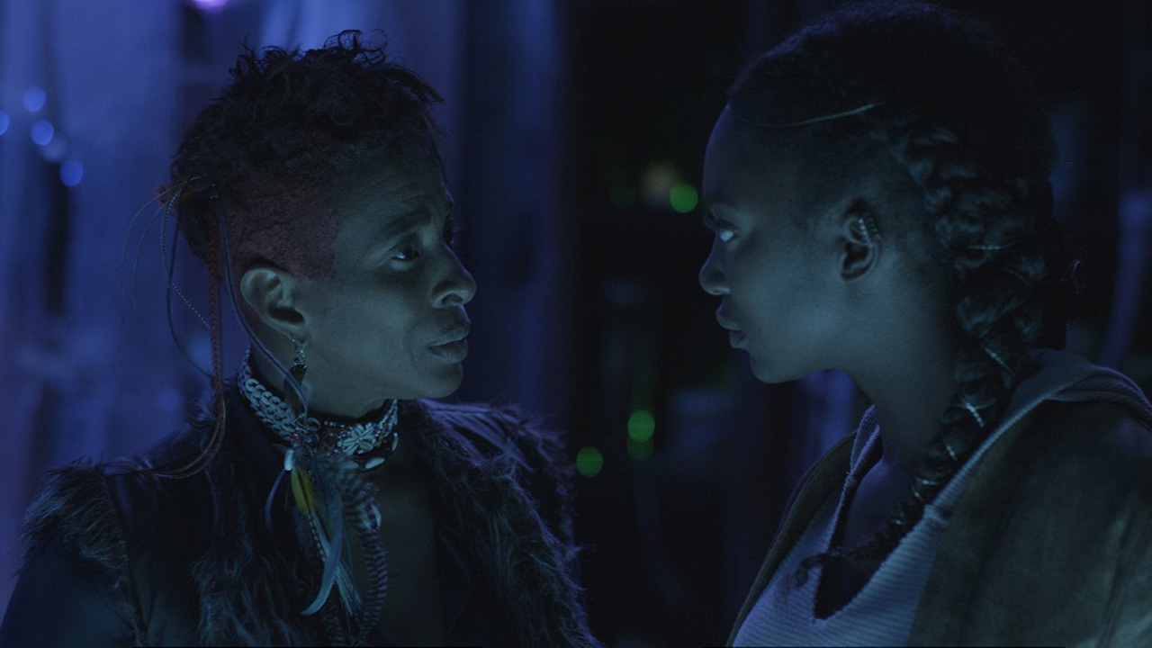 Shakura S'Aida and Mouna Traoré in Brown Girl Begins (2017)