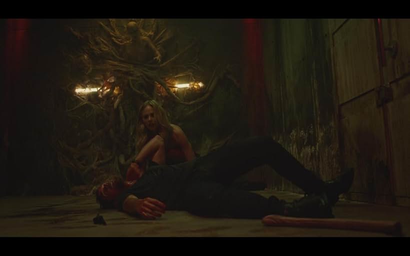 Laura Vandervoort, Tristan Risk, and Benjamin Hollingsworth in Rabid (2019)