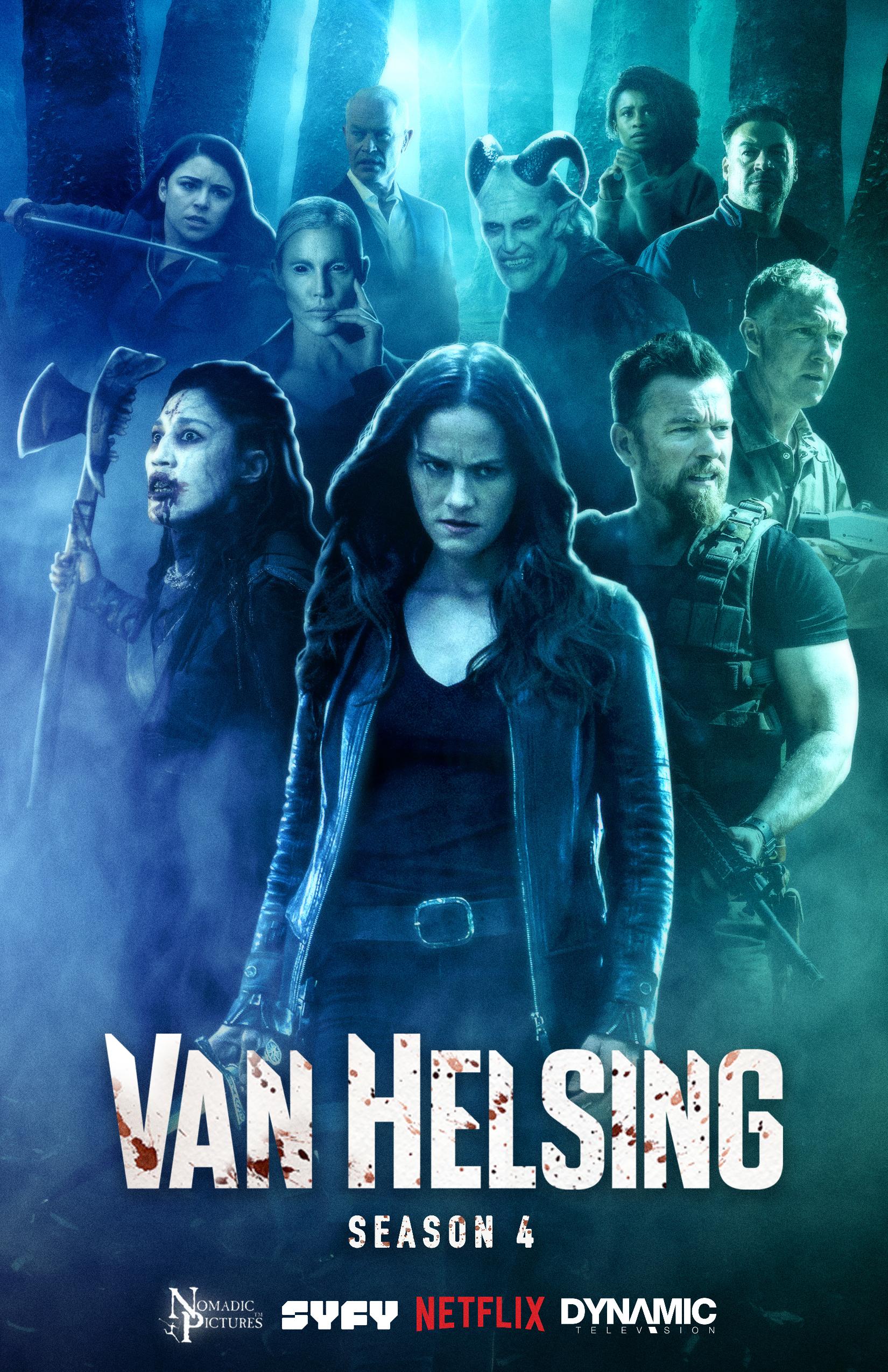 Aleks Paunovic, Vincent Gale, Christopher Heyerdahl, Neal McDonough, Kelly Overton, Jonathan Scarfe, and Jennifer Cheon Garcia in Van Helsing (2016)