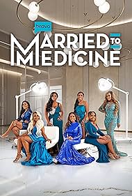 Lateasha Lunceford, Phaedra Parks, Toya Bush-Harris, Quad Webb, Jackie Walters, Simone Whitmore, and Heavenly Kimes in Married to Medicine (2013)