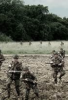 Michael Cudlitz, James McAvoy, Simon Schatzberger, Craig Heaney, and Alex Sabga-Brady in Band of Brothers (2001)