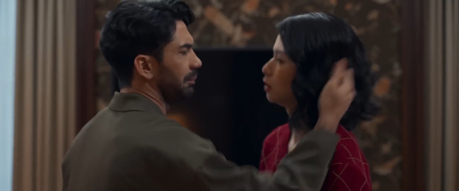 Reza Rahadian and Laura Basuki in Heartbreak Motel (2024)