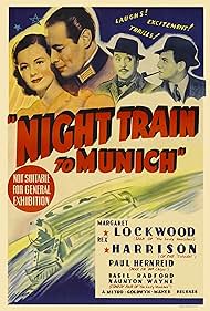 Rex Harrison and Margaret Lockwood in Night Train to Munich (1940)