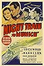 Rex Harrison and Margaret Lockwood in Night Train to Munich (1940)