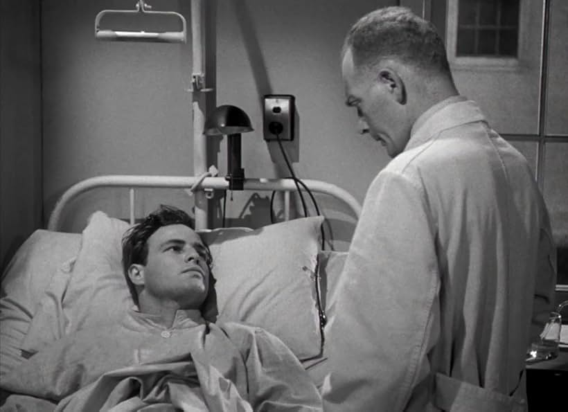 Marlon Brando and Everett Sloane in The Men (1950)