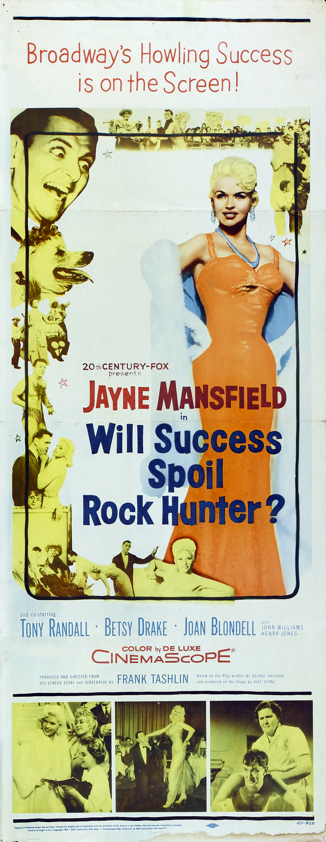 Jayne Mansfield and Tony Randall in Will Success Spoil Rock Hunter? (1957)