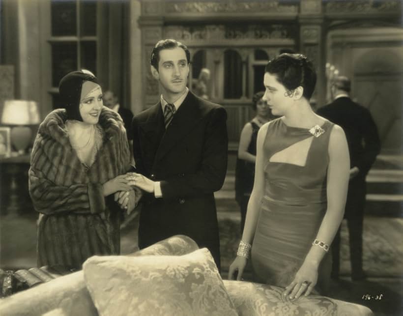 Basil Rathbone, Billie Dove, and Kay Francis in A Notorious Affair (1930)