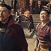 Benedict Wong, Benedict Cumberbatch, Daniel Swain, Eden Nathenson, and Adam Hugill in Doctor Strange in the Multiverse of Madness (2022)