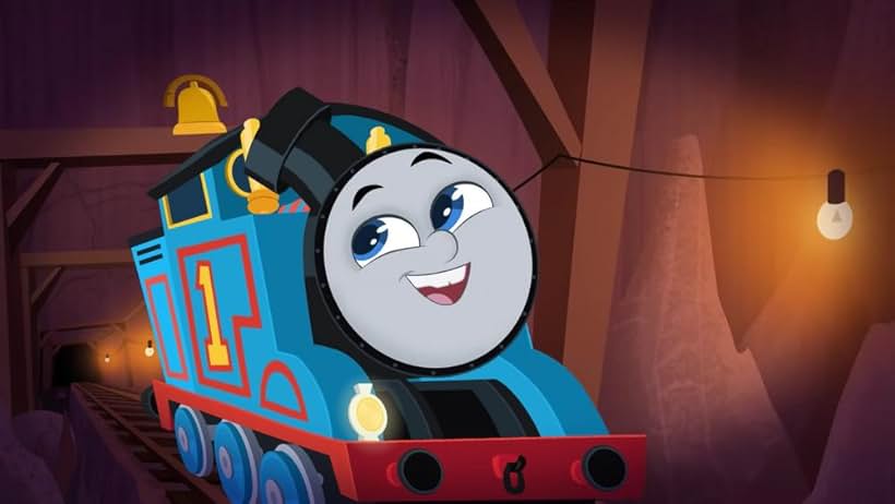 Aaron Barashi and Meesha Contreras in Thomas & Friends: All Engines Go (2021)