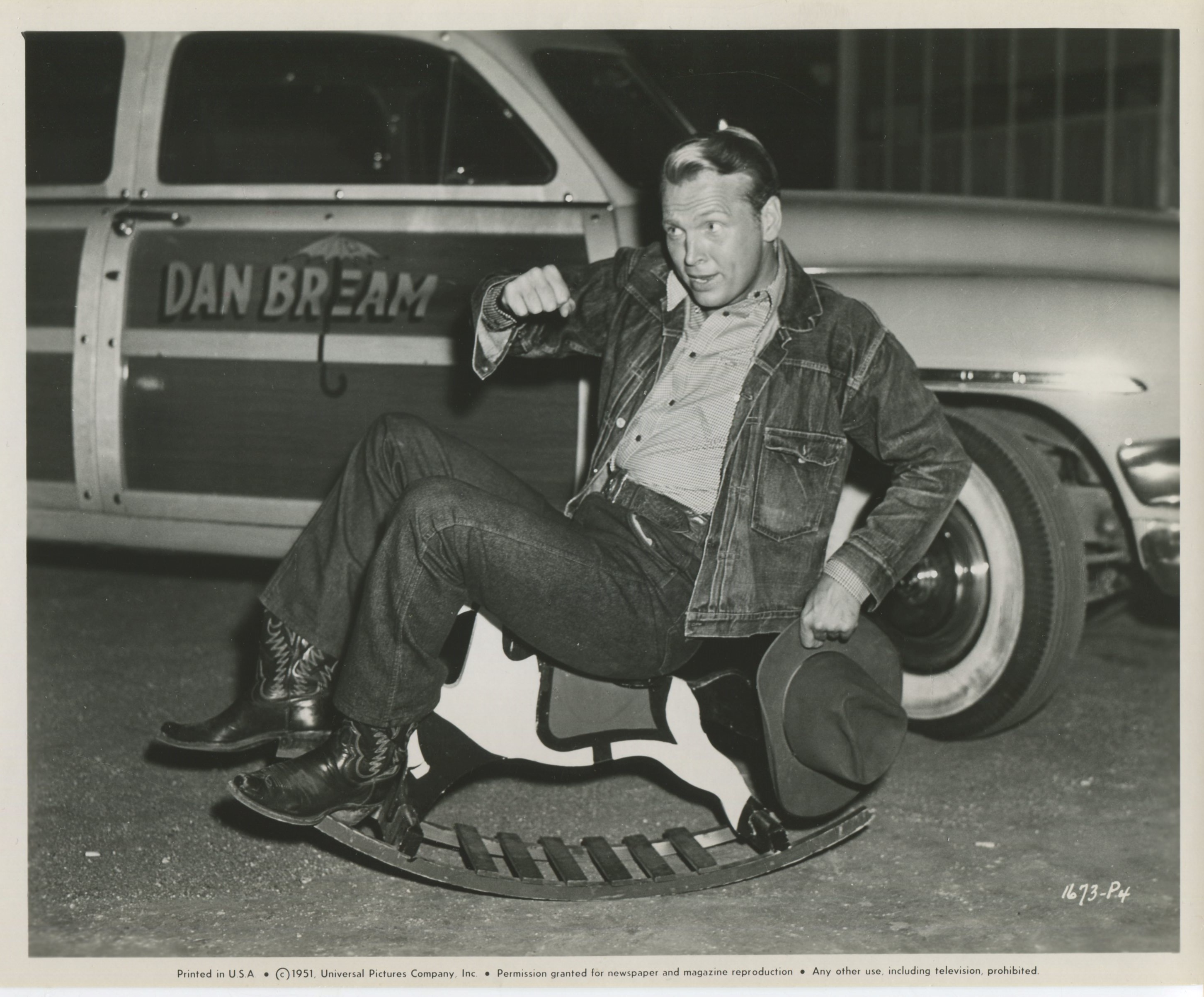 John Lund in Bronco Buster (1952)