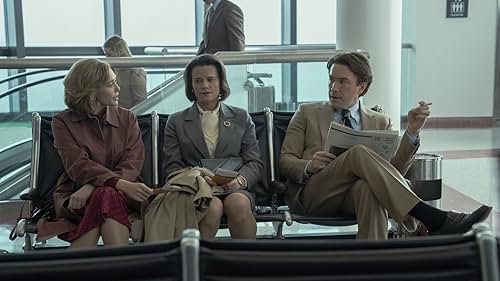 Elizabeth Olsen, Tom Pelphrey, and Christin Sawyer Davis in The Arrest (2023)