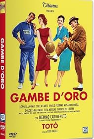 Memmo Carotenuto, Rossella Como, Scilla Gabel, and Totò in Gambe d'oro (1958)