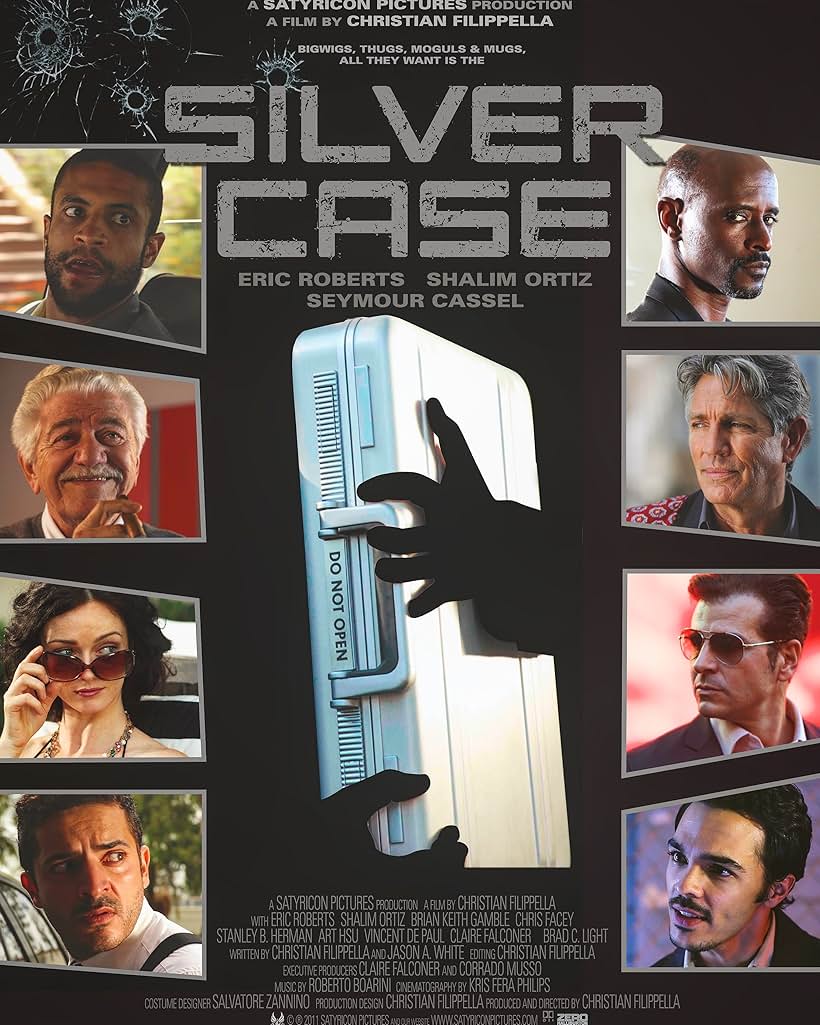 Brian Keith Gamble, Chris Facey, Eric Roberts, Seymour Cassel, Claire Falconer, Vincent De Paul, Alejandro Cardenas and Shalim Ortiz in Silver Case.