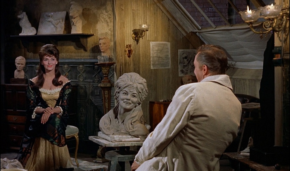 Vincent Price and Nancy Kovack in Diary of a Madman (1963)