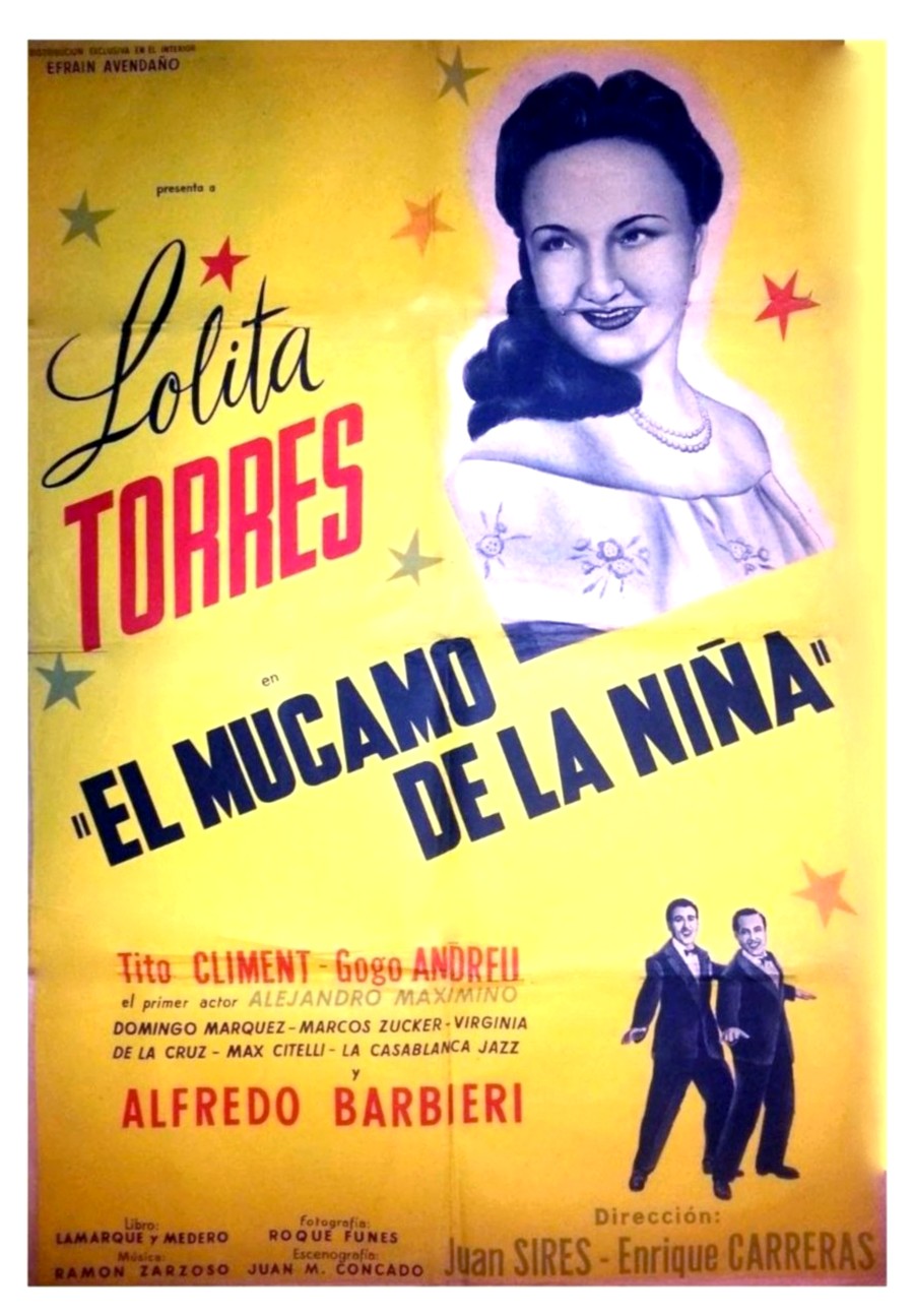 Gogó Andreu, Tito Climent, and Lolita Torres in El mucamo de la niña (1951)