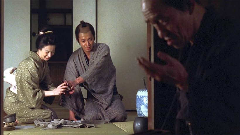 Takuya Kimura, Takashi Sasano, and Rei Dan in Love and Honor (2006)