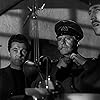 Bryan Forbes, Lionel Jeffries, and Eric Portman in The Colditz Story (1955)