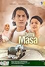 Faizal Hussein, Umar Shakur, and Nadiya Nissa in Demi Masa (2023)