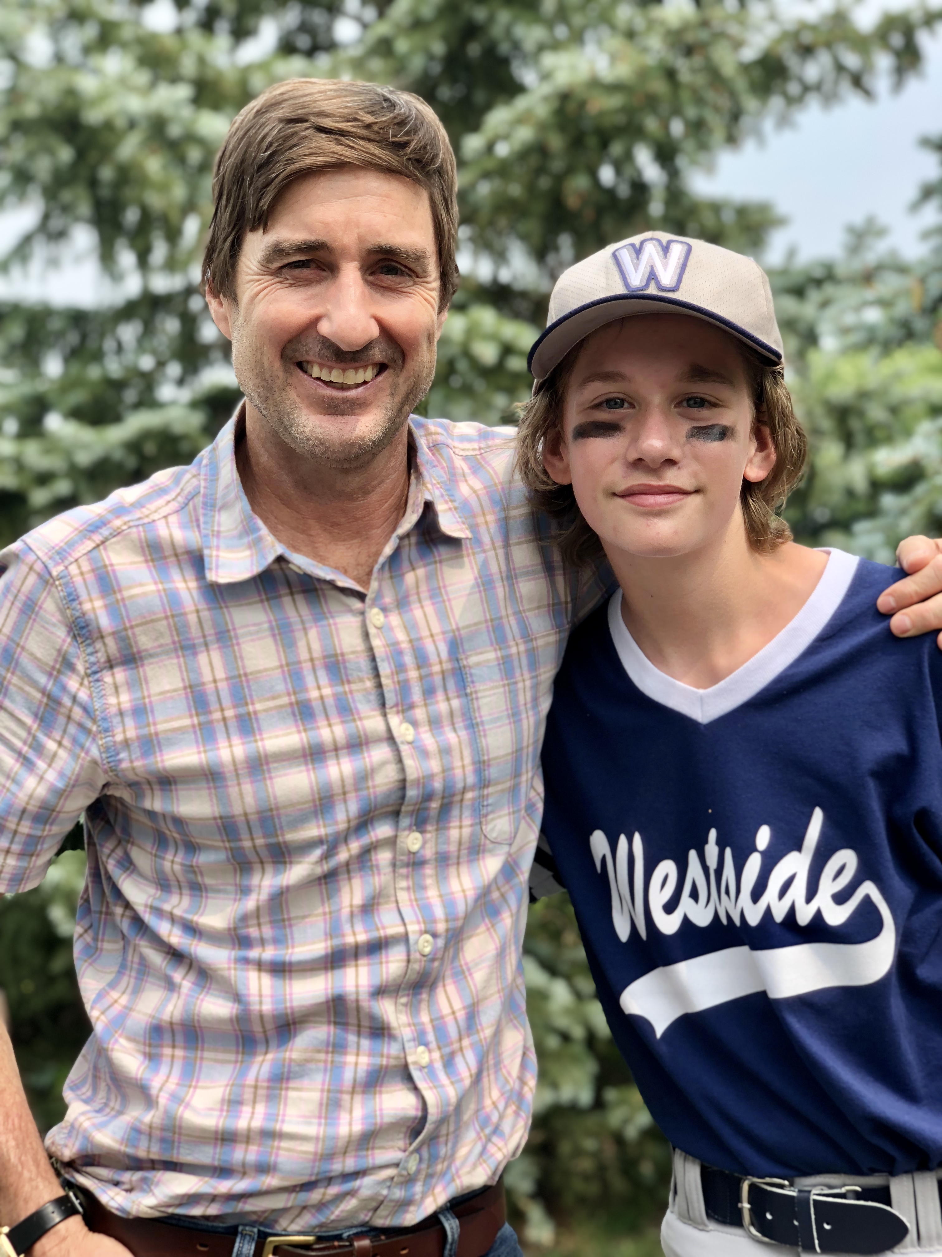 Luke Wilson and Jacob Soley in You Gotta Believe (2024)