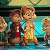 Christina Applegate, Anna Faris, Justin Long, Jesse McCartney, Amy Poehler, and Matthew Gray Gubler in Alvin and the Chipmunks: The Squeakquel (2009)