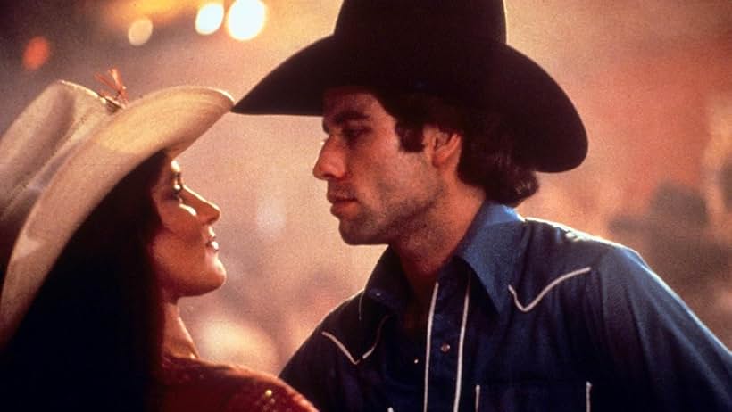 John Travolta and Madolyn Smith Osborne in Urban Cowboy (1980)