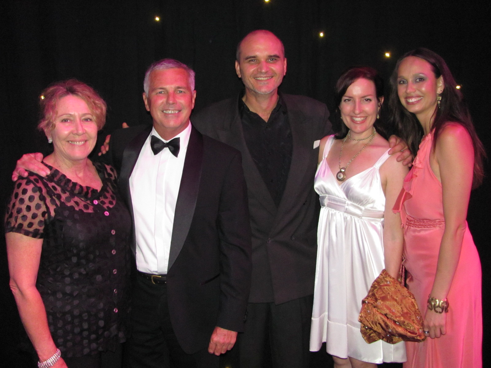 Lyn Kidd, Paul Booth, Mungo McKay, Emma Randall and Anna O'Hara at the Asia Pacific Screen Awards.