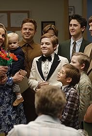 Mary McCormack, Michael Cudlitz, Sawyer Laucius, Jack Gore, Sawyer Barth, Sam Straley, Andy Walken, Caleb Foote, and Santino Barnard in The Kids Are Alright (2018)