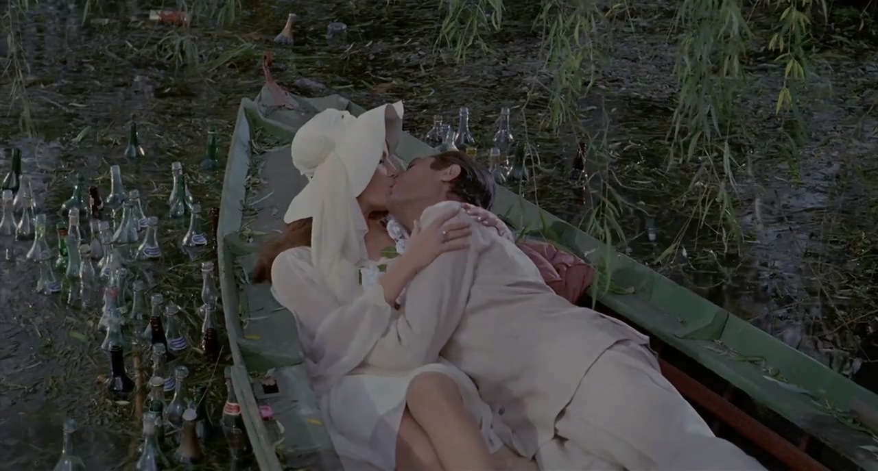 Marcello Mastroianni and Marisa Mell in Casanova 70 (1965)