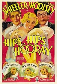 Ruth Etting, Dorothy Lee, Thelma Todd, Bert Wheeler, and Robert Woolsey in Hips, Hips, Hooray! (1934)