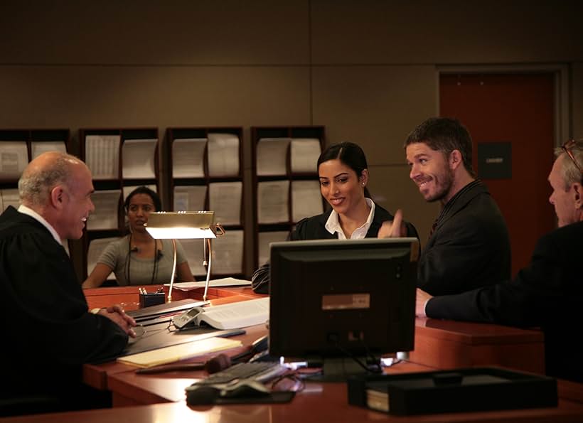 Brett Glazer, Greg Collins and Sheetal Menon filming courthouse scene for My Name is Khan in Chatsworth, CA.